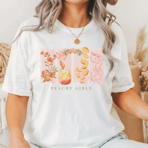 Peach Girly Fruit T-Shirt