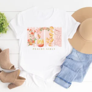 Peach Girly Fruit T-Shirt