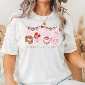 Strawberry Girly Fruit T-Shirt