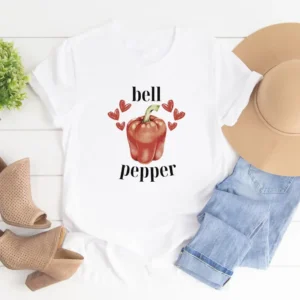 Vintage Red Bell Pepper Veggie T-Shirt